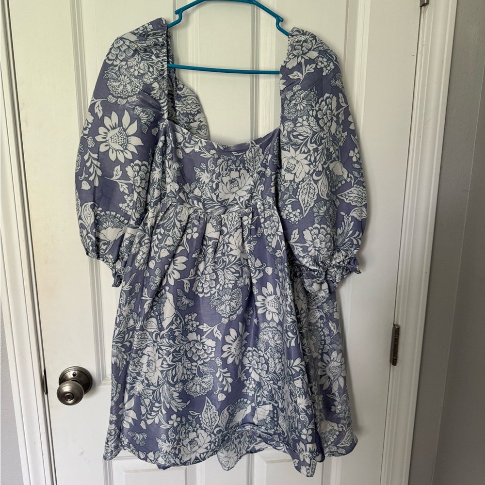 Selkie Copycat- Blue Floral Dresses